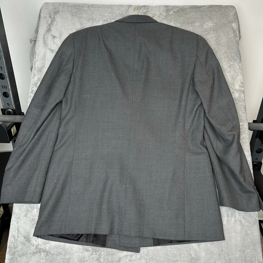 CHRISTIAN DIOR MONSIEUR PARIS 100% PURE WOOL USA VINTAGE SPORT COAT JACKET GRAY